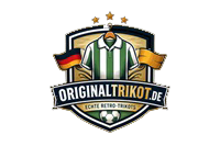 Echte Trikots. Echte Erinnerungen der retro Fußball Trikot-Shop-Logo