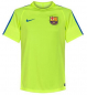 Preview: Nike FC Barcelona Trikot 10 Lionel Messi 2016/17 Beko Matchworn Gelb Training Shirt Herren XL