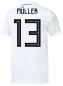 Preview: Adidas Alemania camiseta 13 Thomas Müller Copa del Mundo 2018 Russa blanco senor S o L