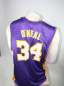 Preview: Reebok L.A Los Angelas Lakers Trikot 34 Shaquille O'Neil NBA blau Away Herren M