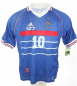 Preview: Adidas Frankreich Trikot 10 Zinedine Zidane WM 1998 heim blau Herren M oder XL