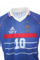 Preview: Adidas Frankreich Trikot 10 Zinedine Zidane WM 1998 heim blau Herren M oder XL