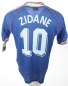 Preview: Adidas Frankreich Trikot 10 Zinedine Zidane WM 1998 heim blau Herren M oder XL