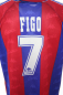 Preview: Kappa FC Barcelona Trikot 7 Luis Figo 1996/97 Heim Match Issued Neu Herren M