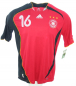 Preview: Adidas Deutschland Trikot 16 Philipp Lahm WM 2006 Away rot DFB Herren M/L/XL