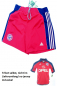 Preview: Adidas FC Bayern München Trikothose 1999-2001 Opel  Hose rot Kinder 164 cm Herren XS & D8 = L