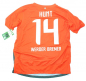 Preview: Nike SV Werder Bremen camiseta 14 Aaron Hunt 2011/12 Away naranja men's S-M 164cm-176cm