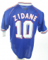 Preview: Adidas Frankreich Trikot 10 Zinedine Zidane WM 1998 Blau Heim Herren L