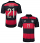 Preview: Adidas Deutschland Trikot 21 Marco Reus 2014 DFB auswärts rot/schwarz Herren M