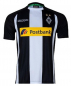 Preview: Kappa Borussia Mönchengladbach jersey 2017/18 black/white Postbank new men's M