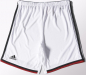 Preview: Adidas Deutschland Trikot-Shorts WM 2014 DFB heim weiß Hose 3 Sterne Herren M oder L