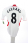 Preview: Adidas FC Liverpool camiseta 8 Steven Gerrard 200708 blanco senor M