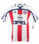 Preview: Adidas FC Bayern München Trikot 2000/01 CL Sieg Away Opel Weiß Rot NEU Herren XL