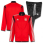 Preview: Adidas Deutschland Trainingsanzug Präsentationsanzug WM 2014 DFB Neu rot schwarz auswärts Herren S