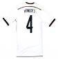 Preview: Adidas Germany jersey 4 Benedikt Höwedes World Cup 2014 home 4 stars white men's XL
