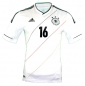 Preview: Adidas Deutschland Trikot 16 Philipp Lahm Euro 2012 DFB Weiß Climacool Herren S oder XL
