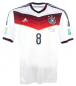 Preview: Adidas Deutschland Trikot 8 Mesut Özil WM 2014 DFB Home Weiß Weltmeister Herren M oder XL