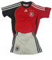 Preview: Adidas Deutschland Trikot mit Hose WM 2006 heim rot weiß DFB Minikit Baby Kind 98 cm 3 Jahre