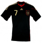 Preview: Adidas Alemania camiseta 7 Bastian Schweinsteiger Copa del Mondo 2010 negro senor S-M el nino 176 cm