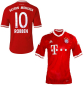 Preview: Adidas FC Bayern München Trikot 25 Thomas Müller 2013/14 Triple Sieger Heim Herren XXL/2XL