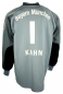 Preview: Adidas FC Bayern München Torwart Trikot 1 Oliver Kahn Opel Grau 2001/02 Herren S oder M