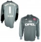 Preview: Adidas FC Bayern München Torwart Trikot 1 Oliver Kahn Opel Grau 2001/02 Herren S oder M