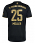 Preview: Adidas FC Bayern München Trikot 25 Thomas Müller 2021/22 Wiesen neu schwarz Herren M