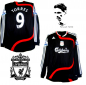 Preview: Adidas FC Liverpool camiseta 9 Fernando Torres 2006-08 matchworn negro jersey senor XL