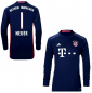 Preview: Adidas FC Bayern Munich keeper jersey 1 Manuel Neuer 2016/17 navy blue men's S/M/L/XL/XXL