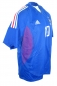 Preview: Adidas Frankreich Trikot 10 Zinedine Zidane WM 2002 Heim NEU Matchworn Herren XL