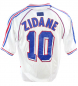 Preview: Adidas Francia camiseta 10 Zinedine Zidane copa del mundo 1998 blanco senor XS =164cm o XL