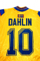 Preview: Adidas Schweden Trikot 10 Martin Dahlin 1996 -1998 Gelb Heim Herren M oder XL