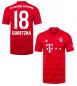 Preview: Adidas FC Bayern Munich jersey 18 Leon Goretzka 2019/20 home red T-com Telekom men's L