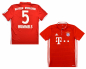 Preview: Adidas FC Bayern Munich jersey 5 Mats Hummels 2016/17 home red T-com Telekom men's XL