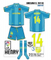 Preview: Nike FC Barcelona camiseta 14 Thierry Henry 2007/08 Unicef match worn azul senor XL