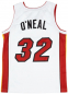 Preview: Champion Miami Heat camiseta 32 Shaquille O'Neal NBA Swingman blanco senor L