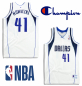 Preview: Champion Dallas Mavericks camiseta 41 Dirk Nowitzki Mavs NBA baloncesto señor S/M/L/XL/XXL