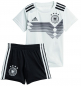 Preview: Adidas Deutschland Trikot WM 2018 heim weiß DFB 4 Sterne Minikit Baby Kind 86 & 116