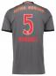 Preview: Adidas FC Bayern München Trikot 5 Mats Hummels 2016/17 Auswärts grau 3rd Herren L