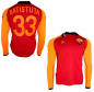 Preview: Kappa AS Rom Trikot 33 Gabriel Batistuta 2002/03 batigol CL Matchworn Langarm Rot Herren L