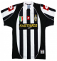 Preview: Lotto Juventus Turin Trikot 10 Del Piero Fastweb 2002/03 schwarz weiß Herren L