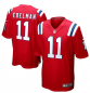 Preview: Nike New England Patriots Trikot 11 Julian Edelman NFL rot Alternate Vapor Limited jersey Herren XL