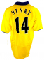 Preview: Nike FC Arsenal Trikot 14 Thierry Henry 2003/04 O2 Gelb unbeaten CL Herren 2XL/XXL