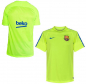 Preview: Nike FC Barcelona Trikot 10 Lionel Messi 2016/17 Beko Matchworn Gelb Training Shirt Herren XL