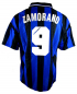 Preview: Umbro Inter Mailand Trikot 9 Ivan Zamorano 1996/97 Kurzarm Heim Herren L oder XL