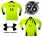 Preview: Under Armour Hannover 96 Torwart Trikot 1 Robert Enke 2008/09 matchworn grün/gelb Herren M/L
