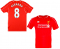 Preview: Warrior FC Liverpool Trikot 8 Steven Gerrard 2014/15 heim Standard Chatered rot Herren XXL/2XL