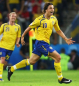 Preview: Umbro Schweden Trikot 10 Zlatan Ibrahimovic Euro 2008 heim gelb Herren L