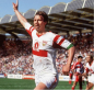 Preview: Retro VfB Stuttgart Trikot 1992 Meister Südmilch weiß heim langarm Herren M