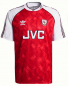 Preview: Adidas Originals Arsenal London Trikot Equipment JVC 1990/91 1991/92 heim rot weiß Herren 2XL